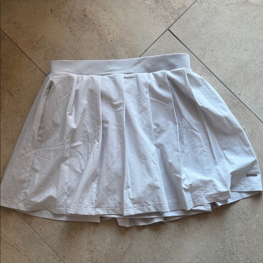 Aim’N Chic White Tennis Skirt